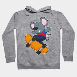 Mouse Skater Skateboard Sports Hoodie